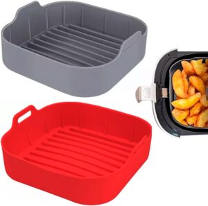 Forma Quadrada para Fritadeira Eletrica Air Fryer COR:CINZA