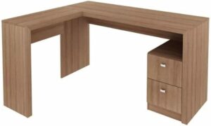 Mesa 2 gav/escr ME4129 Amendoa/Amendoa